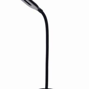 LÁMPARA DE ESCRITORIO CON CARGADOR INALÁMBRICO NEGRO